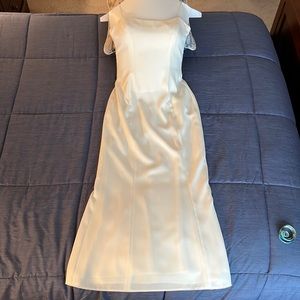 Women’s full length Wedding Gown with Beaded Overlay